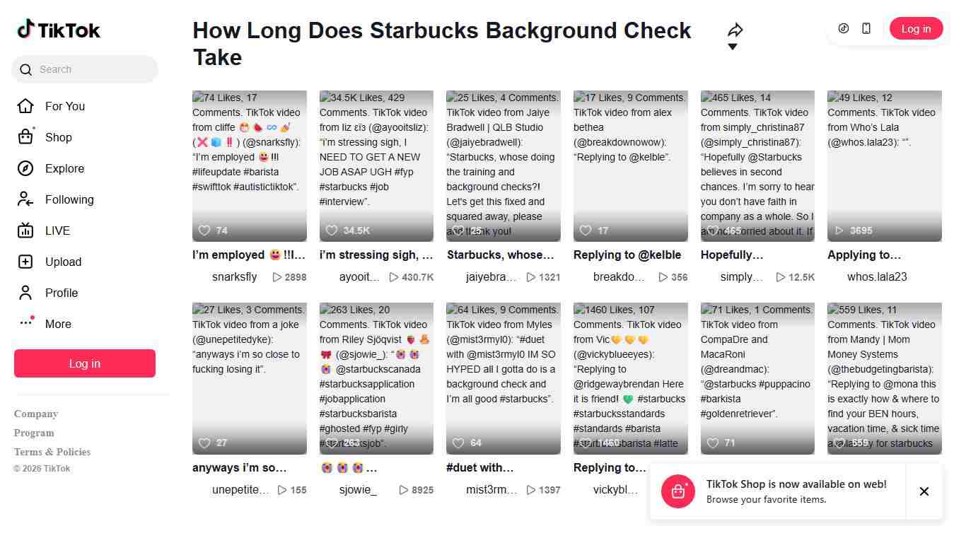 How Long Does Starbucks Background Check Take TikTok